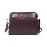 'jean' Plum Vegetable Tanned Real Leather Crossbody Bag