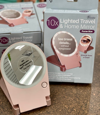 Lighted Travel & Home Mirror