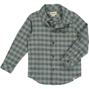 MEN-Atwood Shirt-Sage/Grey
