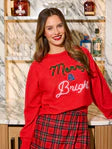 "Merry & Bright" Sweater, Red