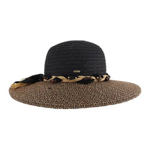 Two-Tone Wide Brim Sun Hat