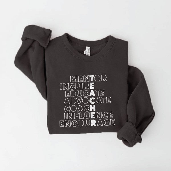 Teacher Sweatshirt-Black