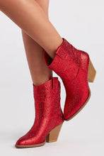 Red Rhinestone Cowgirl Boots