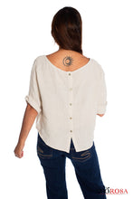 Amorosa Beige SS Top-Beige