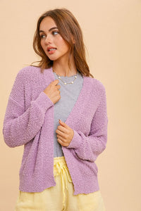 Lavender Sweater Cardigan