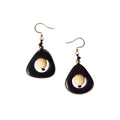 Tagua-Aztec Earrings