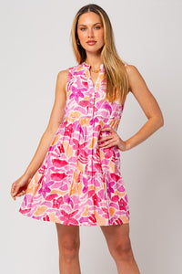 Pretty in Pink Floral Dress