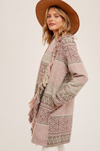 Fringe Aztec Cardigan