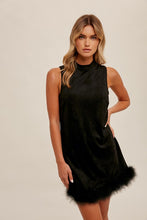 Black Mock Neck Dress