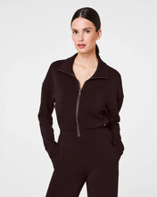 Long Sleeve Wide Leg Jumpsuit-Truffle Brown