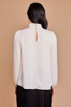 Cream Twist Satin Top