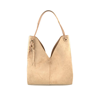 BC Bag-Suede Large Hobo-Beige