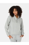RESTORATION BUTTON PULLOVER-Light Sage