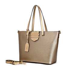 Luxe Woven Tote Bag