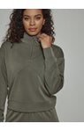 REV™ Crop Quarter-Zip Pullover-Olive