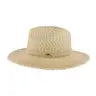 Two-Tone Heathered Panama Hat