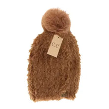 Allover Faux Fur Pom C.C Beanie
