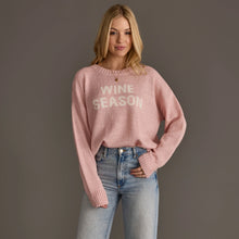 Lt. Pink Wine Season Sweater