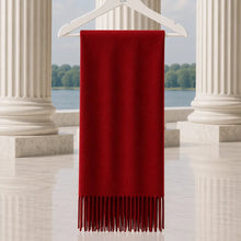 Luxurious Cashmere Blend Shawl Stole with Fringe