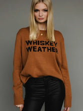 Brown Whiskey Weather Sweater