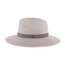 Two-Tone Heathered Panama Hat