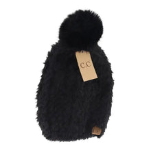 Allover Faux Fur Pom C.C Beanie