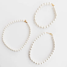 Chunky Three Piece Pearl Necklace - Waterproof