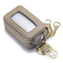 Leather Key Pouch – Double Zipper Bag