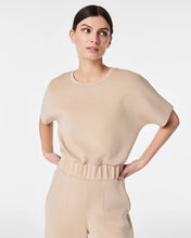 AirEssentials Cropped Wide-Leg Jumpsuit-Tahini