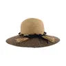 Two-Tone Wide Brim Sun Hat