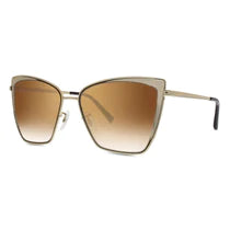 Diff Becky Gold + Flash Brown Gradient Sunglasses