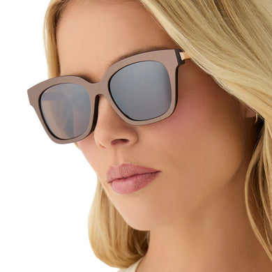 Bella XS moscow mule brown w/ gold flash sunglasses