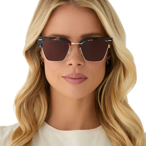 Capri-confetti tortoise brown sunglasses
