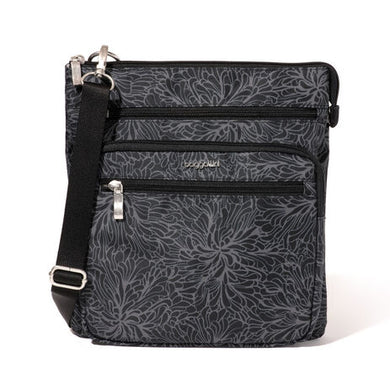 Baggallini-Out And About Crossbody-Midnight Blossom