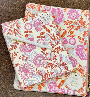 Orange Floral Journal & Pouch