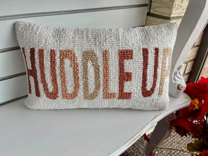 Shiraleah "Huddle Up" Pillow, Ivory