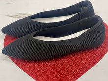 AEDA Black Flat Shoes