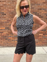 Beachtime-Scallop Shorts-Black