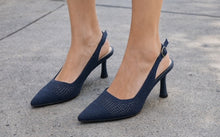 Viva Slingback Heel-Navy