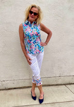 LuLuB-Slvless Button Up Top-MCDF