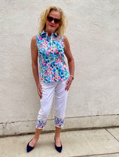 LuLuB-Slvless Button Up Top-MCDF