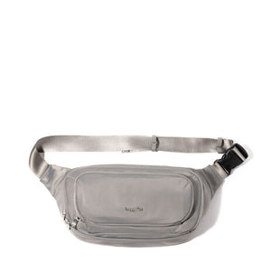 On The Go Large Belt Bag Waist Pack-Steel Grey Twill