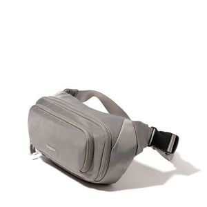 On The Go Large Belt Bag Waist Pack-Steel Grey Twill