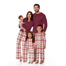 Men's Print Long Sleeve Pajama Set (Fireside Plaid)