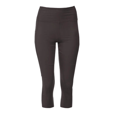 Women's Luxe Stretch 3/4 Leggings with Pockets in Midnight