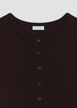 MIRA BUTTON FRONT CARDIGAN-Cacao
