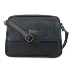 SixTease Shoulder Bag-Leather Black