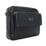 SixTease Shoulder Bag-Leather Black