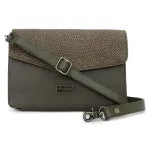 SixTease Shoulder Bag-Olive Weave