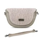 SixTease Shoulder Bag-Taupe Puzzle